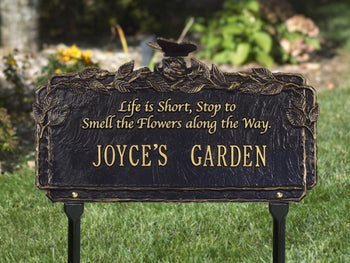 Butterfly Poem Garden Plaque